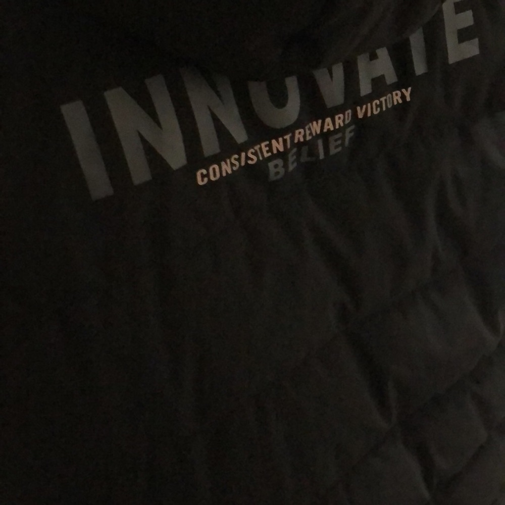 Men's black warm vest jacket - Picture 9 of 9